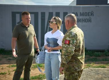 Пелагея выступила для волгоградских курсантов Центра «ВОИН»