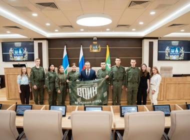 Бойцы спецотряда  Центра «ВОИН» посетили Городскую Думу города Екатеринбург