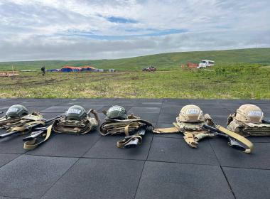 Курсанты Центра «ВОИН» прошли полосу препятствий «Штурм Шумшу»