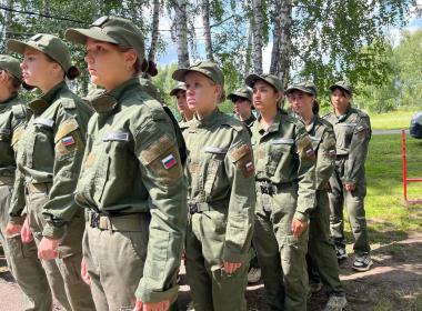 Завершились военно-спортивные сборы в лагере «Белая роща» Яйского района