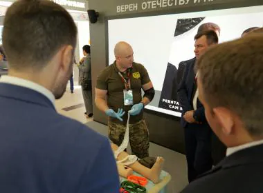 Центр «ВОИН» подготовил уникальный военно-спортивный городок для участников ВЭФ-2025
