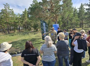 Центр «ВОИН» в Бурятии провёл мастер-класс для общества «Знание»