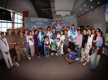 Центр «ВОИН» в Бурятии встретил трёхкратного чемпиона России по боксу