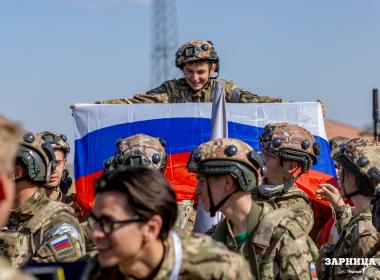 Армия «Волга», в составе которой выступила сборная Центра «ВОИН», заняла третье место в финальном бою «Зарницы 2.0»