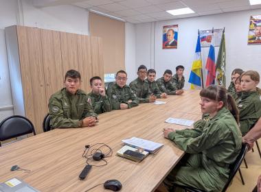 К Дню воссоединения Донбасса и Новороссии с Россией Центр «ВОИН» провел пять телемостов с курсантами