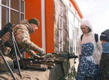 Центр «ВОИН» развернул экспозицию в рамках реконструкции «За Сталинград»